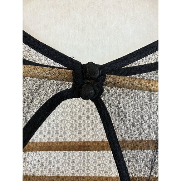 NWT Eva Franco Women’s Black Illusion Top Cocktail Dress, Size 4 MSRP $265 - Picture 12 of 14